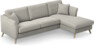 Eden - 2,5-sits soffa med schäslong - Grå