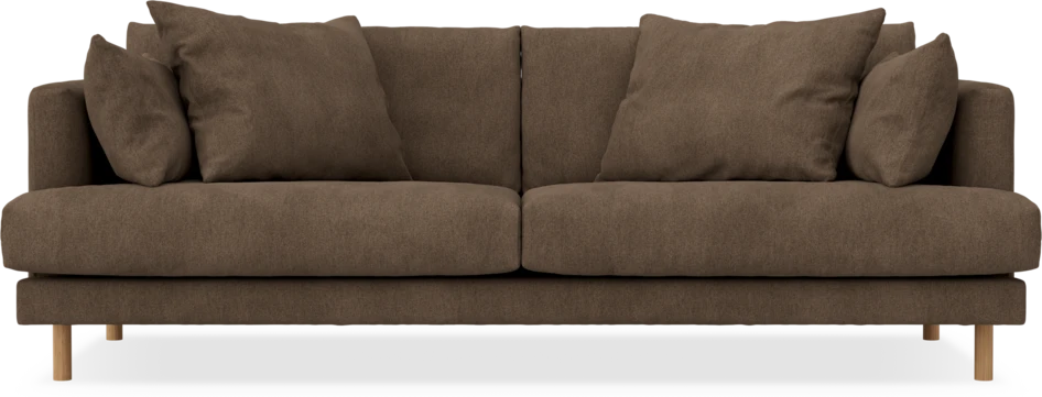 Harper - 3-sits soffa - Brun