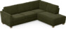 Friday - 2,5-sits soffa med divan höger - Grön