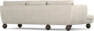 Madison Lux - 2-sits soffa med schäslong vänster - Beige