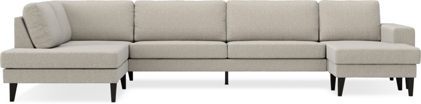 Sierra - 4-sits soffa med divan vänster och schäslong höger - Beige