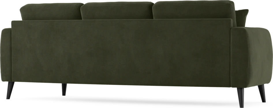 Eden - 3-sits soffa svängd - Grön