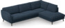 Madison Lux - 3-sits soffa med divan höger - Blå