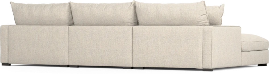Rossi - 3-sits soffa med schäslong vänster - Beige