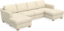 Friday - 2-sits soffa med två schäslonger - Beige