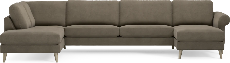 Bridge - 3-sits soffa med divan vänster och schäslong höger - Beige