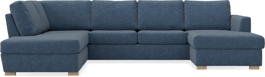 Friday - 3-sits soffa med divan vänster och schäslong höger - Blå