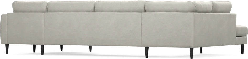 Bridge - 3-sits soffa med divan vänster och schäslong höger - Grå
