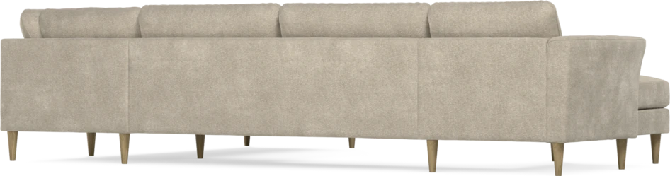 Bridge - Hörnsoffa, 3+2-sits med schäslong vänster - Beige