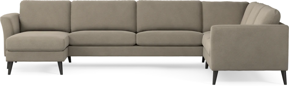 Bridge - Hörnsoffa, 3+2-sits med schäslong vänster - Beige