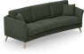 Eden - 3-sits soffa svängd - Grön