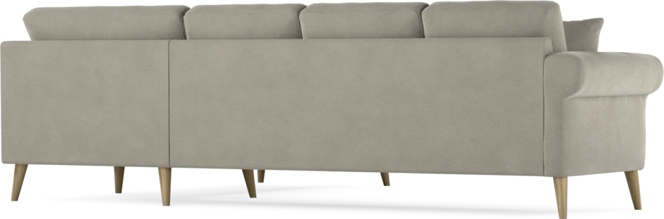 Eden - Hörnsoffa, 3+2-sits - Brun