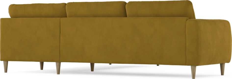 Bridge - Hörnsoffa, 2+2-sits - Gul