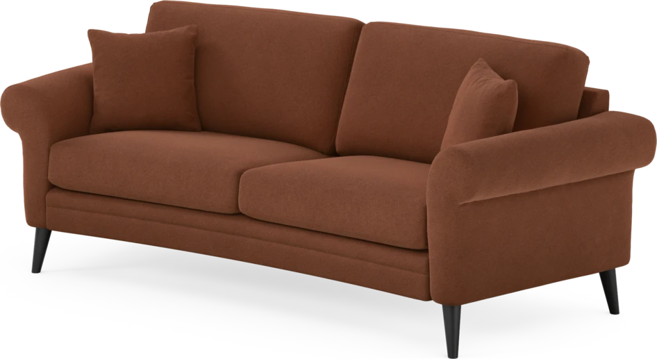 Eden - 2,5-sits soffa svängd - Orange