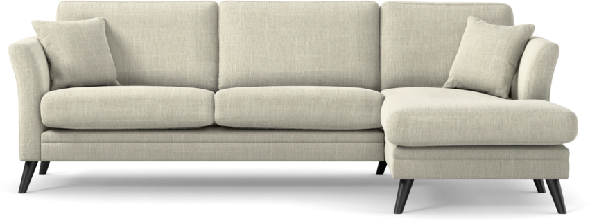 Eden - 2,5-sits soffa med schäslong - Beige