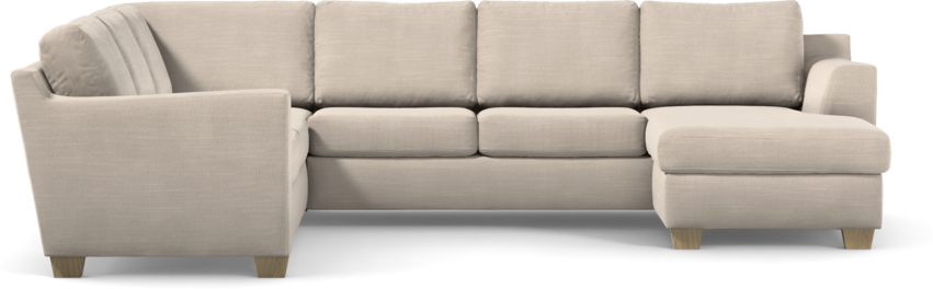 Friday - Hörnsoffa, 2+3-sits med schäslong höger - Beige