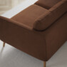 Madison Lux - 2-sits soffa med schäslong vänster - Brun