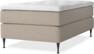 Delux Exclusive - Kontinentalsäng, enkelsäng 120 cm med bäddmadrass - Beige