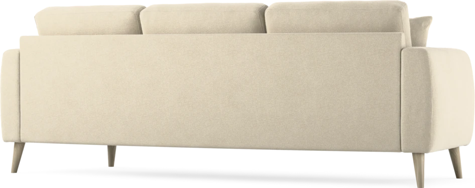 Eden - 3-sits soffa svängd - Beige
