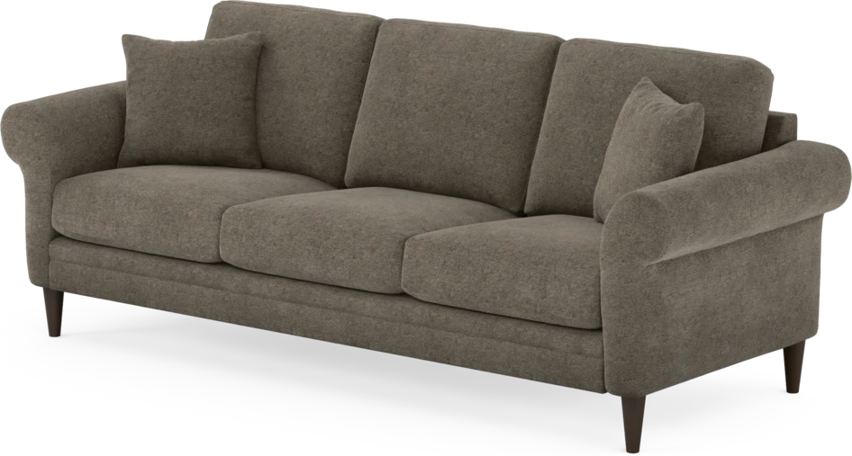 Eden - 3-sits soffa - Brun