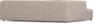 Bella - 3-sits soffa med divan vänster - Beige