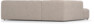 Bella - 3-sits soffa med divan vänster - Beige