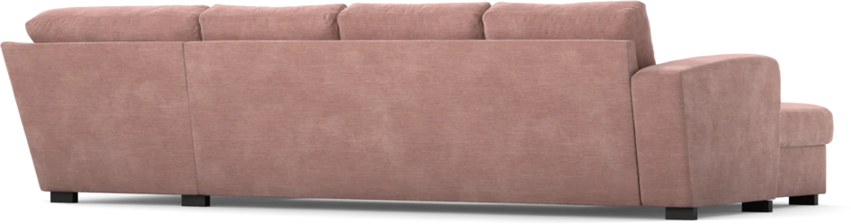 Friday - 3-sits soffa med schäslong vänster och divan höger - Rosa