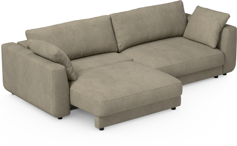Amie - Bäddsoffa 4-sits - Grå