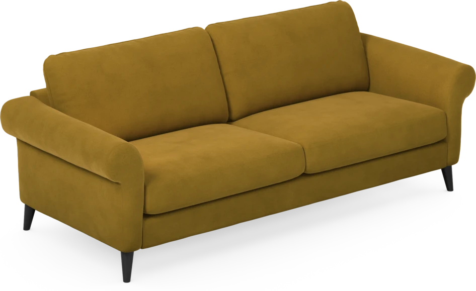 Bridge - 3-sits soffa - Gul