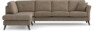 Eden - 3-sits soffa med divan - Brun