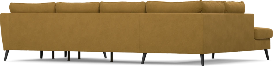 County - 3-sits soffa med divan vänster och schäslong höger - Gul