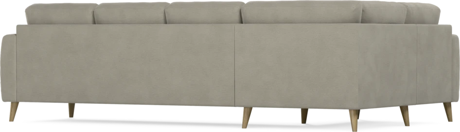 Eden - Hörnsoffa, 1+3-sits - Brun