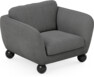Madison - Fåtölj, 70 cm - Grå