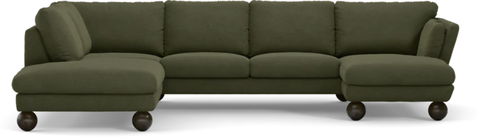 Madison, 2-sits soffa med divan vänster och schäslong höger