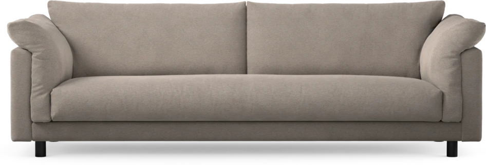 Cherrie - 4-sits soffa, hel dyna, fast klädsel - Beige