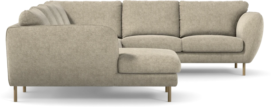 Madison - Hörnsoffa med schäslong vänster - Beige