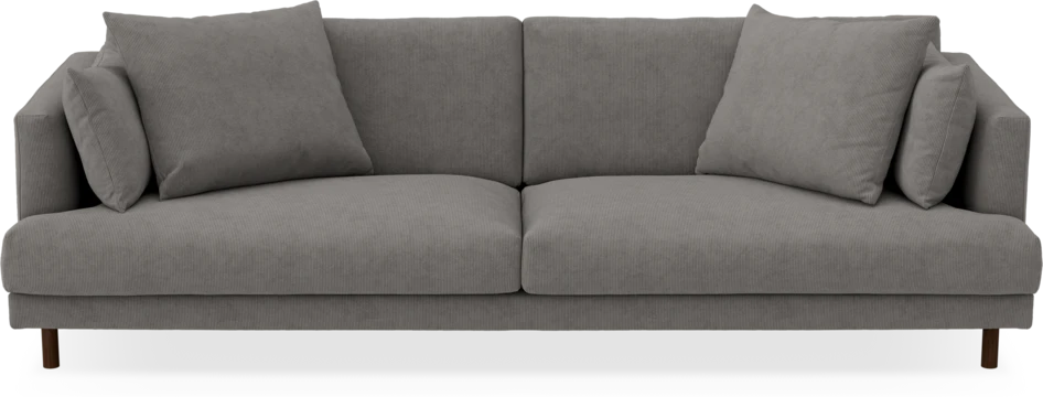 Harper - 4-sits soffa - Grå