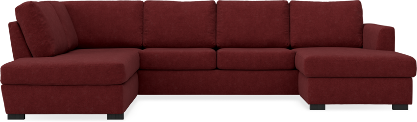 Friday - 3-sits soffa med divan vänster och schäslong höger - Rosa