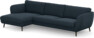 Madison Lux - 3-sits soffa med schäslong vänster - Blå