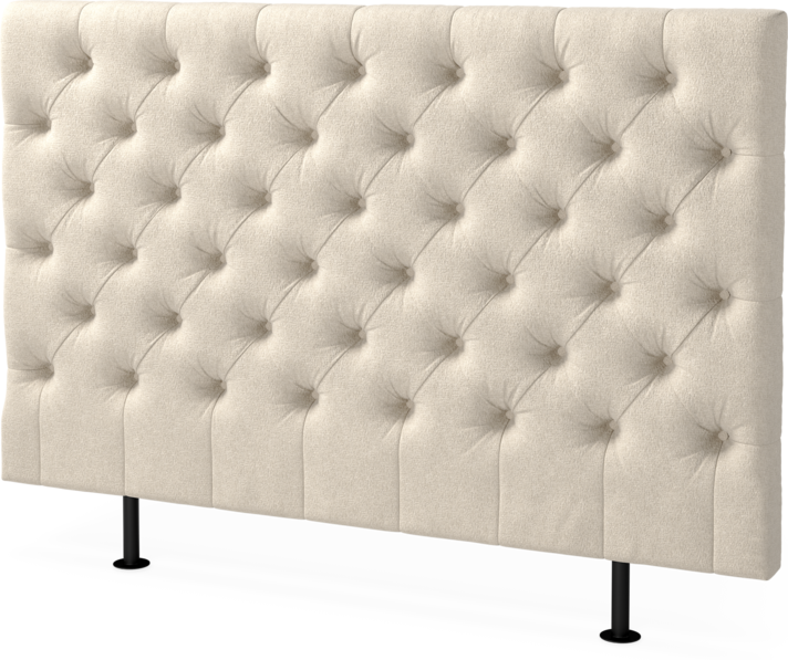 Cape pikerad - Sänggavel låg, , 90-210 cm - Beige