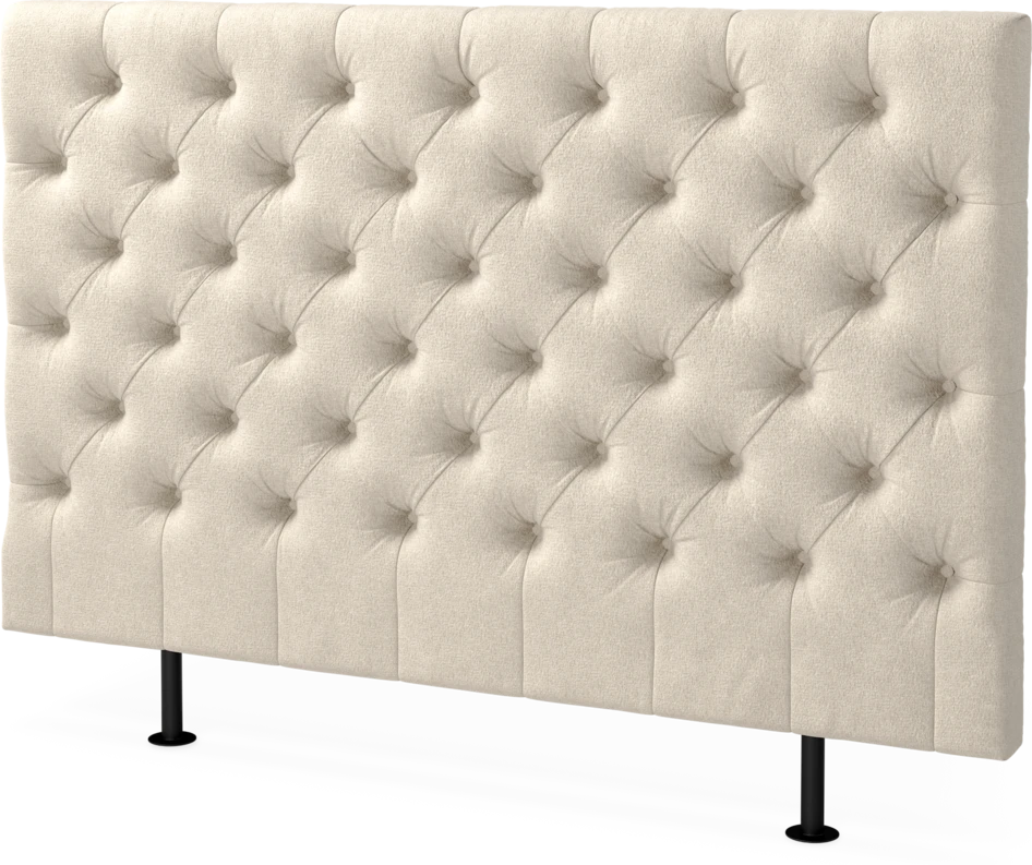 Cape pikerad - Sänggavel låg, , 90-210 cm - Beige
