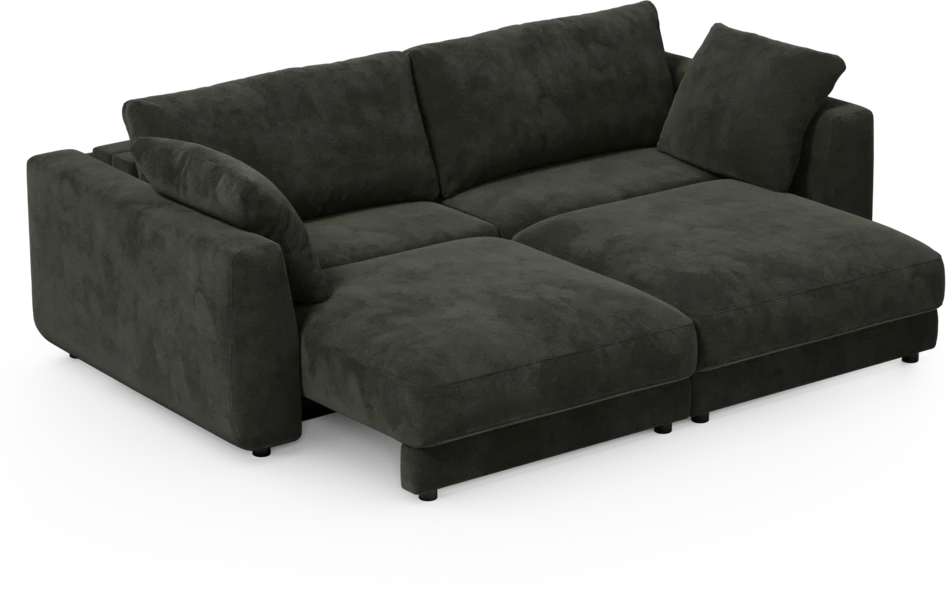 Amie - Bäddsoffa 3-sits - Svart