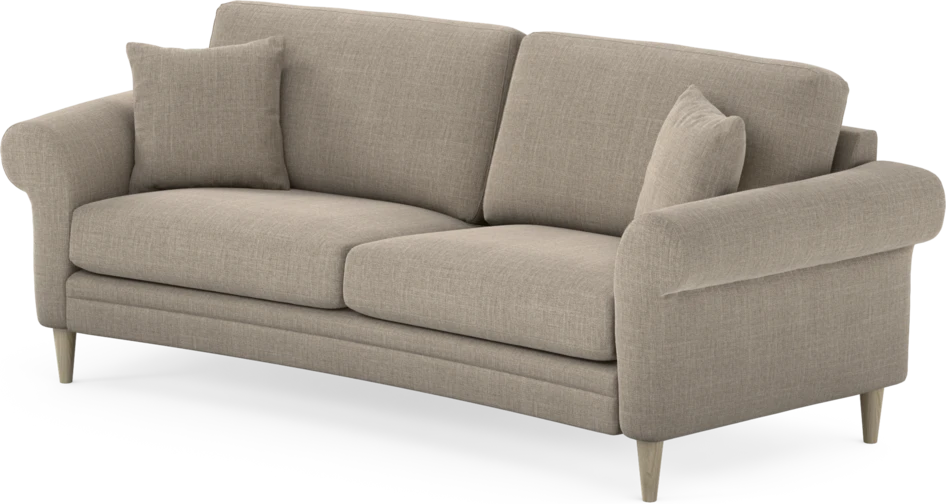 Eden - 2,5-sits soffa svängd - Beige