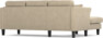Eden - 2-sits soffa med schäslong - Beige