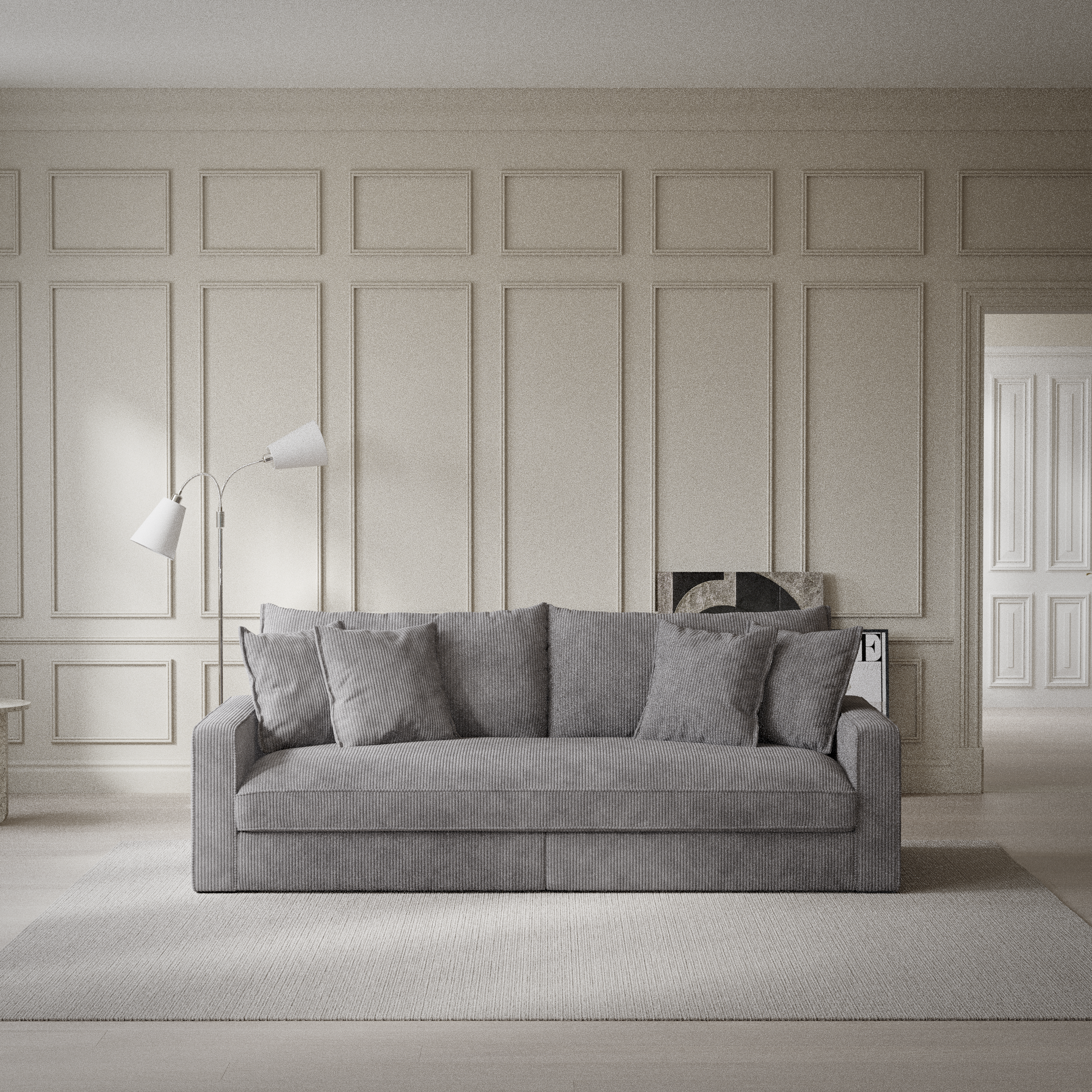 Rossi - 3-sits soffa, hel dyna - inspiration