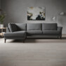 Bridge - 3-sits soffa med divan vänster - Grå