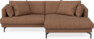 Harper - 3-sits soffa XL med schäslong XL höger - Orange