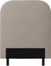 Delux Rundad - Sänggavel, 90-210 cm - Beige