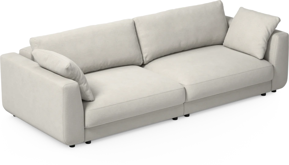Amie - Bäddsoffa 4-sits - Vit