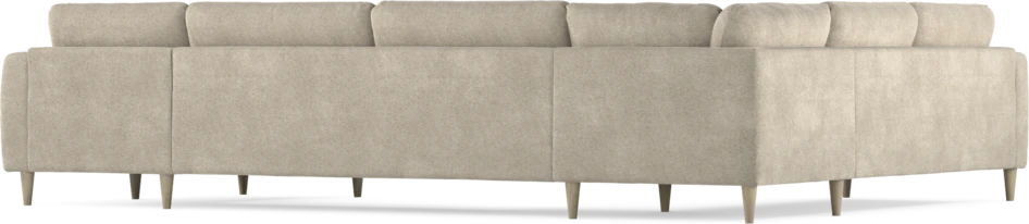 Bridge - Hörnsoffa, 2+3-sits med schäslong höger - Beige